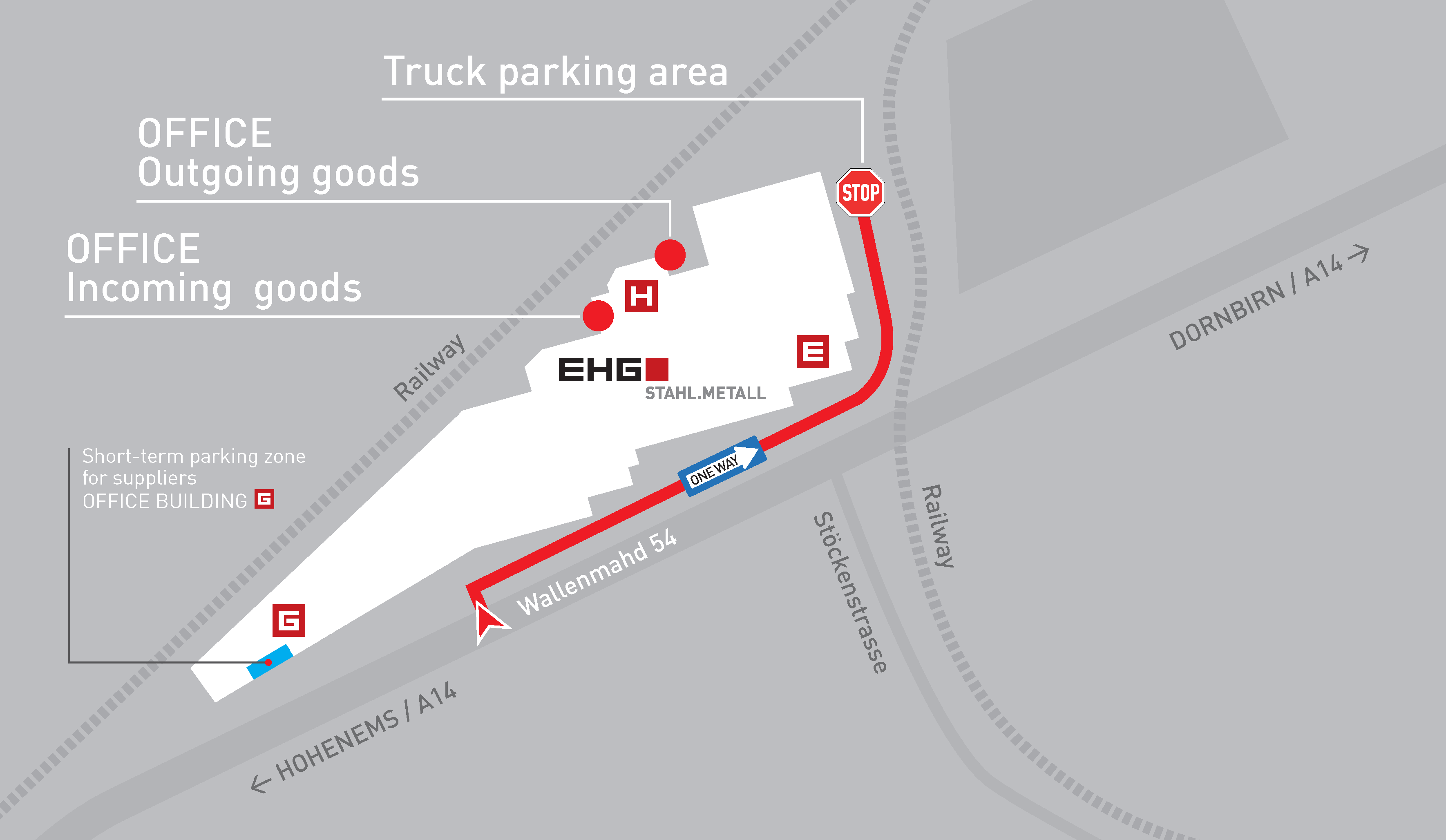 Directions EHG Dornbirn