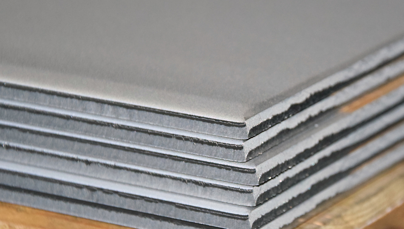 Stainless steel heat-resistant, flat