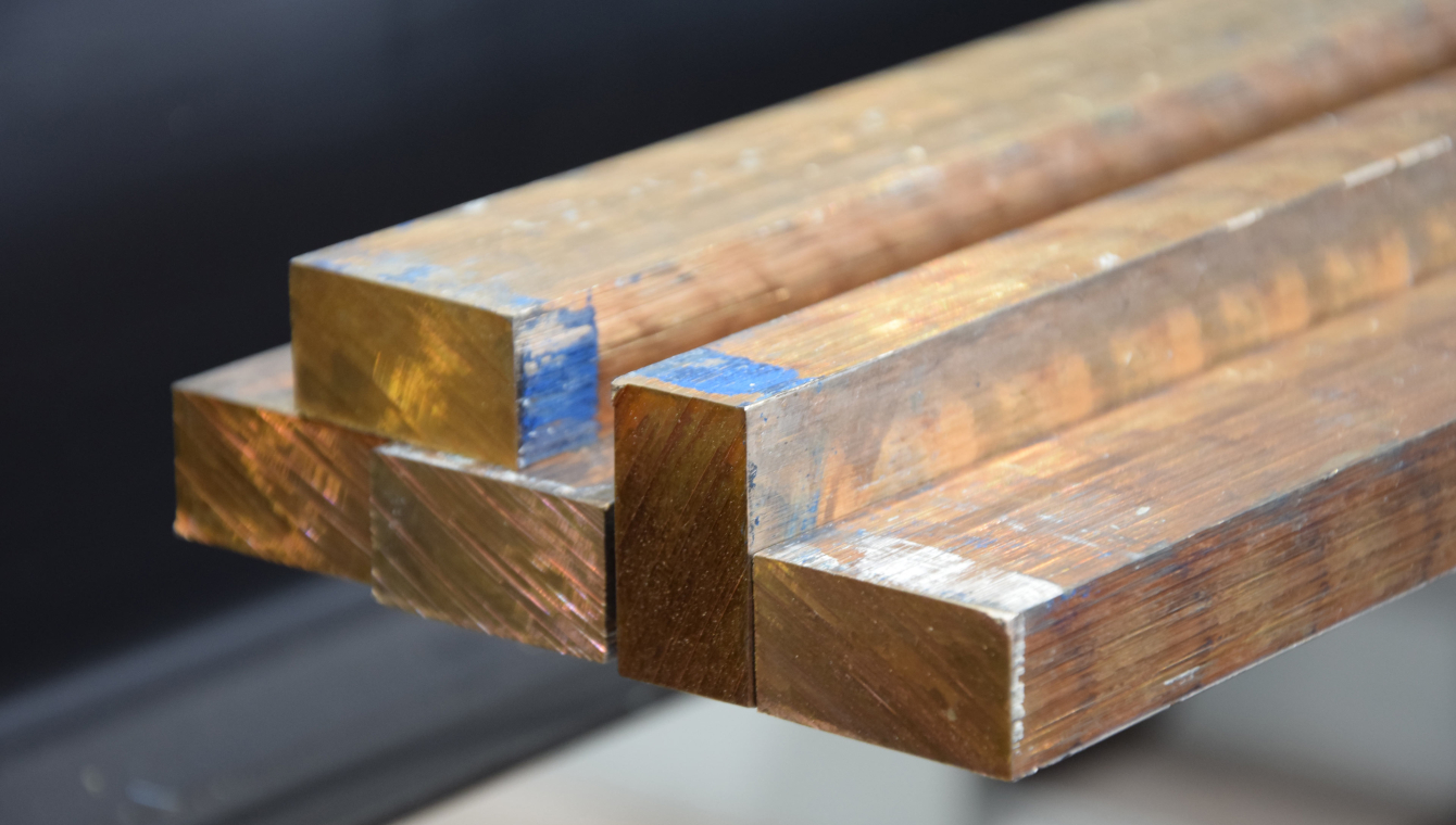 Bronze, Nichteisenmetall, vierkant Bronze