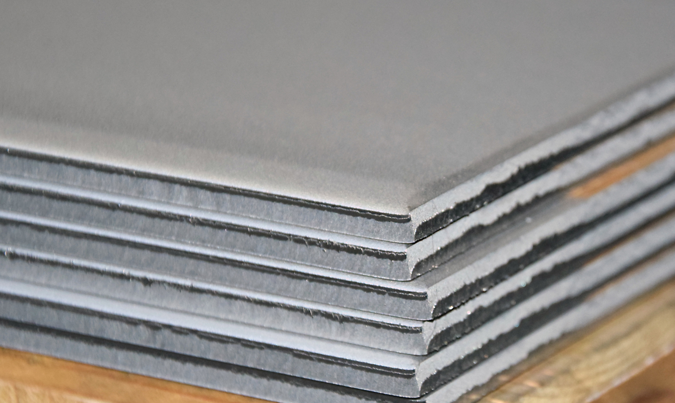 NIRO-Stahl hitzebeständig, flach