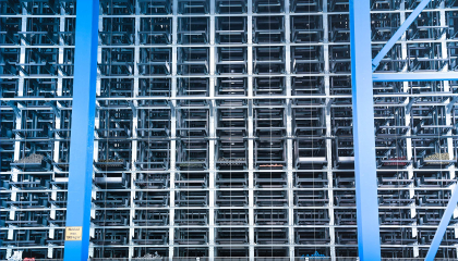 Hochregallager bei EHG