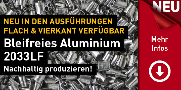 Bleifreies Aluminium